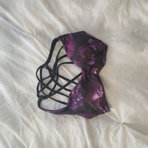 POPFLEX Darkbloom Strappy Bra